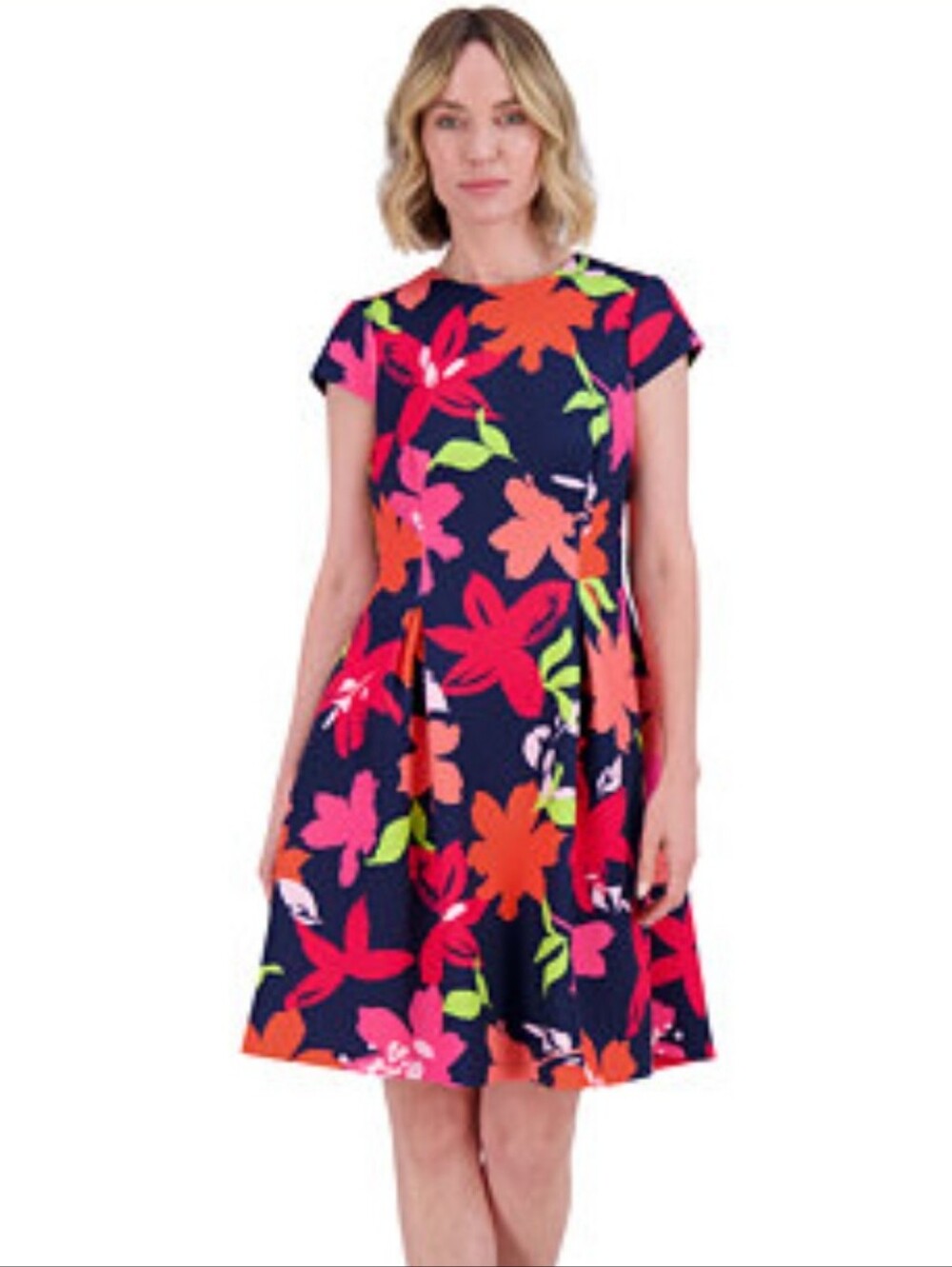 Jessica Howard NWT 8P Navy Floral Fit & Flare Dress 8P Cottagecore Garden